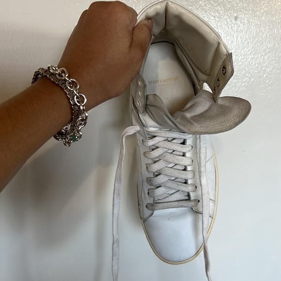 Saint Laurent SL-01H leather sneakers (size 41) - Picture 6 of 7